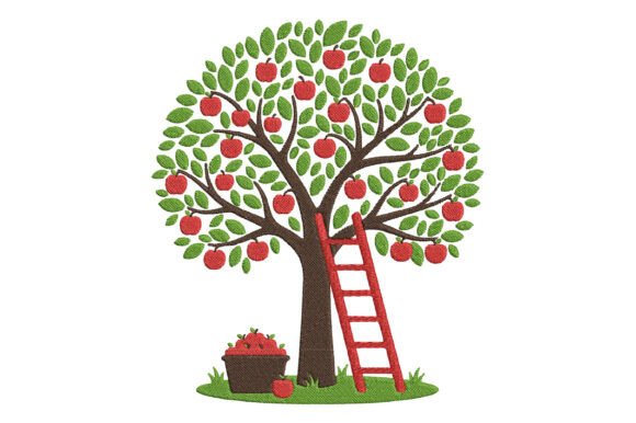 Apple Tree Embroidery Design Review for Craft Fairs