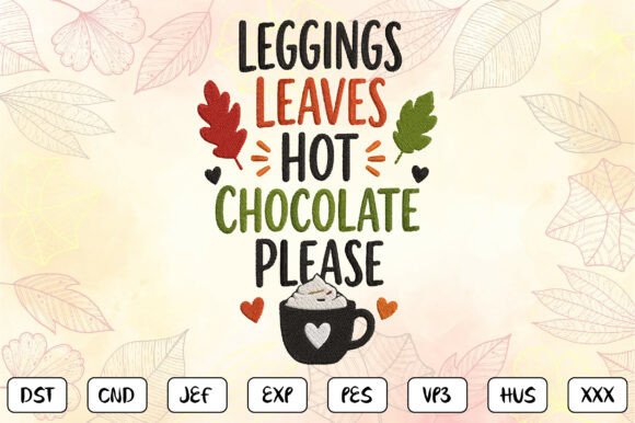 Autumn Hot Cocoa Embroidery Review