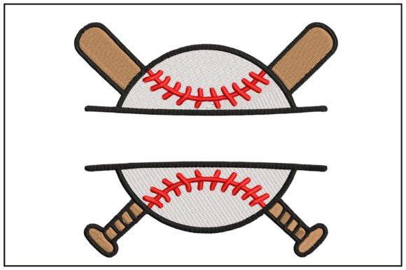 Baseball Split Embroidery Design Review