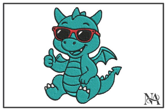 Cool Dragon with Sunglasses Embroidery Review