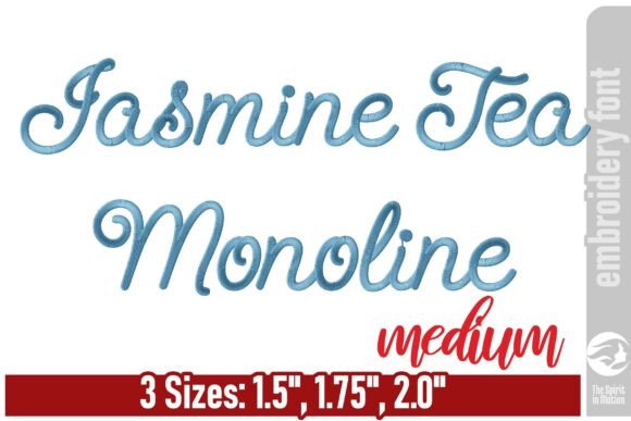 Jasmine Tea Monoline Embroidery Font Review