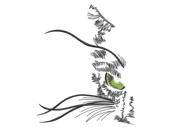 Minimal Cat Eye Embroidery Design Review