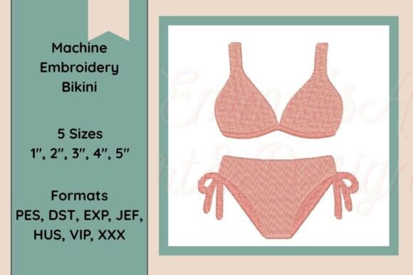 Reviewing Bikini Machine Embroidery Design for Summer Sales