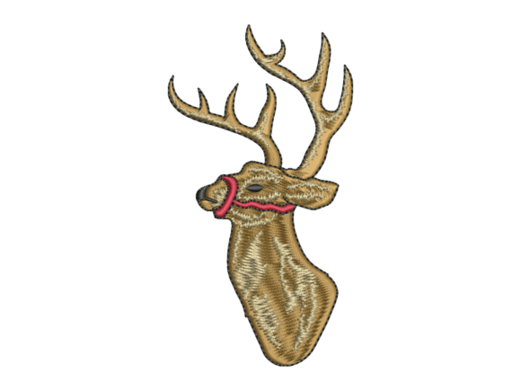 Rustic Deer Head Embroidery Design Review